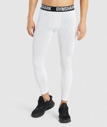 Pánské Legíny Gymshark Element Baselayer Bílé | CZ 2211VRW